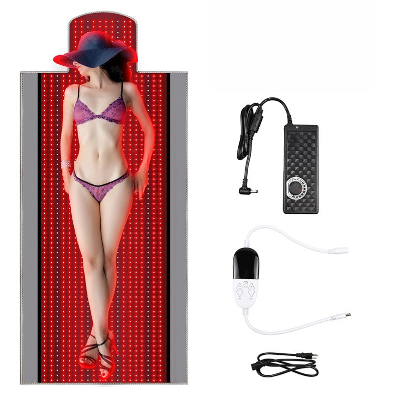 Full-Body Red Light & Heat Therapy Recovery Mattress